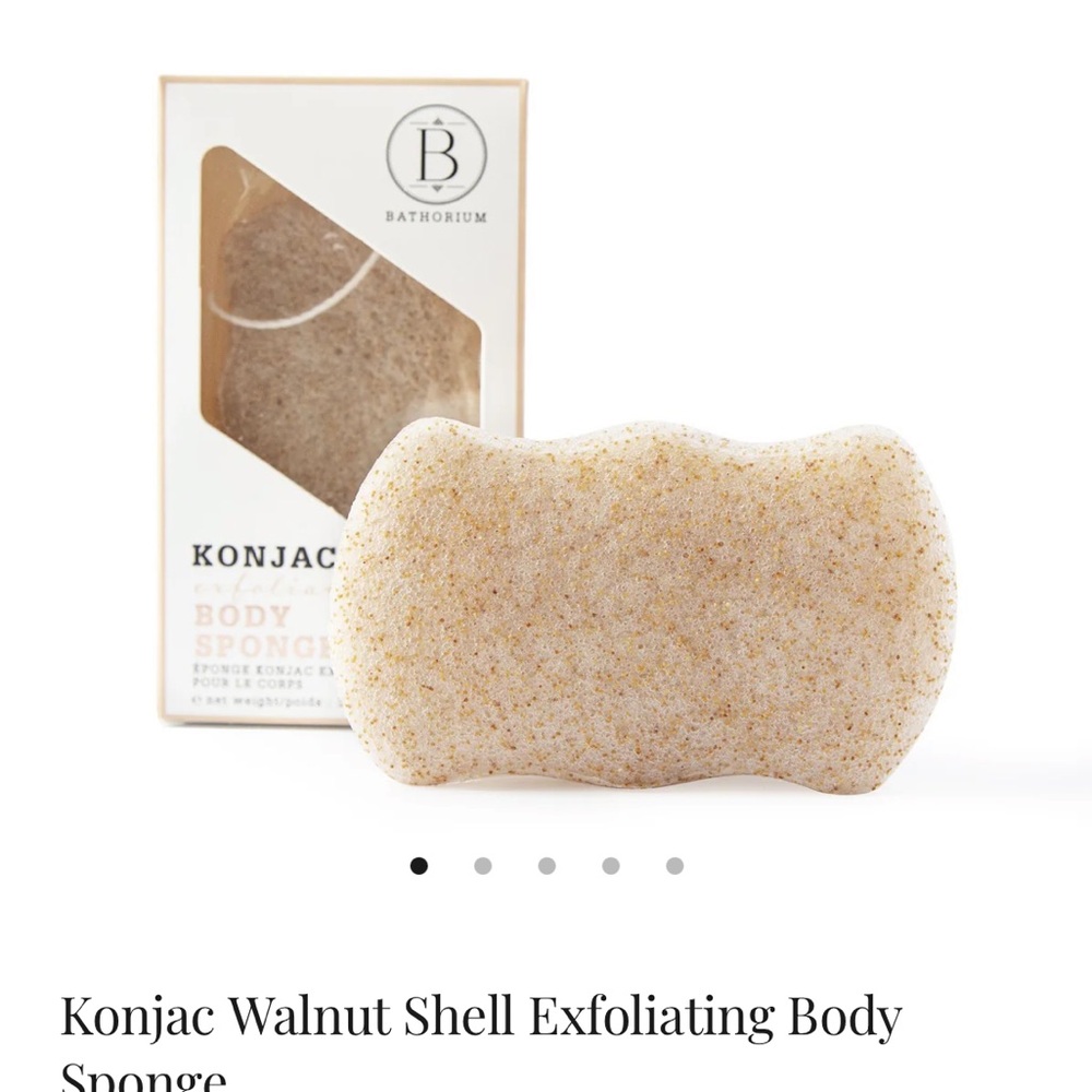 BNIB Cream Exfoliant & Scrub Body Sponge